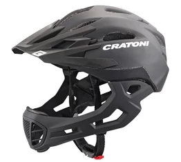 Cratoni C-Maniac fullface felnőtt bukósisak matt-fekete M-L, 54-58cm