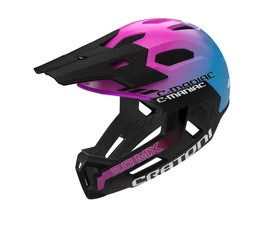 Cratoni C-Maniac 2.0 MX fullface 2 az 1-ben felnőtt sportsisak pink blue matt M-L méret 54-58 cm fejkerületre.