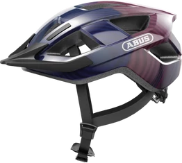 Abus Aduro 3.0 kerékpáros városi bukósisak In-Mold, purple waves M-es 52-58cm fejkerületre