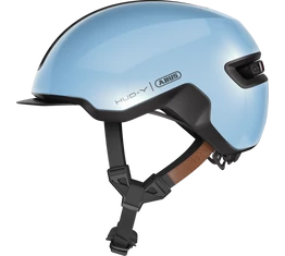 Abus HUD-Y felnőtt városi bukósisak In-Mold, mágneses hátsó lámpa, iced blue S (51-55cm)
