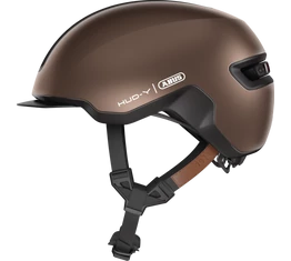 Abus HUD-Y felnőtt városi bukósisak In-Mold, mágneses hátsó lámpa, metallic copper S (51-55cm)