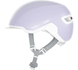 Abus HUD-Y felnőtt városi bukósisak In-Mold, mágneses hátsó lámpa, pure lavender M (54-58cm)