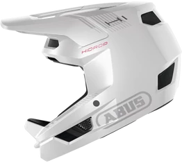 ABUS HiDrop fullface kerékpáros bukósisak shiny white S-es, 55-56cm fejkerületre