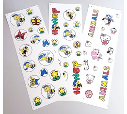 Matrica Garnitúra Animals 35x13cm 2 színben