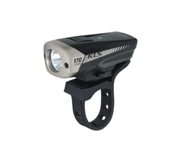 Lámpa elemes első Kellys SPITFIRE 170 Lumen USB tölthető fémházas fekete