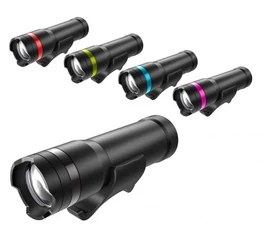 Kellys KLS Zoomer elemes első lámpa 1W-os LED, állítható focus és intenzitás