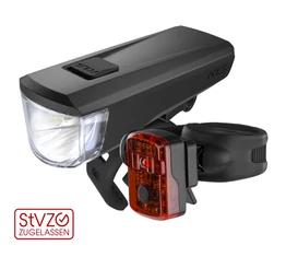 Kellys KLS Noble lámpakészlet, akkumulátoros, USB töltővel