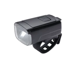 BBB Stud50 BLS-230 akkumulátoros első lámpa, LED-es, 200 Lumen, 2500 mAh-s akkumulátorral, fekete