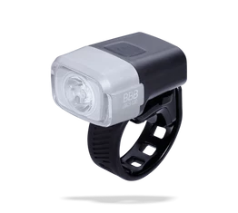 BBB BLS-130 NanoStrike első lámpa, LED-es, 1000 mAh-s akkumulátorral, 400 lumen fényerő, ezüst-fekete