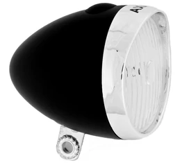 AXA Classic elemes első lámpa LED-es, 4LUX, 15m-re világít, fekete kivitel