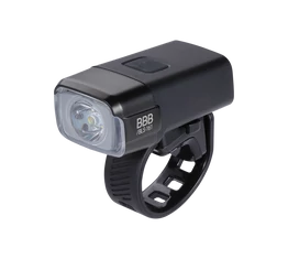 BBB NanoStrike első lámpa akkumulátoros, BLS-161, USB-ről tölthető, 600 lumen, fekete