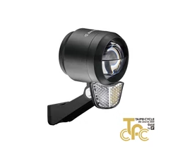 LiteMove SE-90 ebike első lámpa, 90Lux fényerő, MTi optika, IP56 ellenállóság