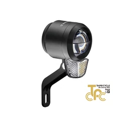 LiteMove SE-70 ebike első lámpa, 70Lux fényerő, MTi optika, IP56 ellenállóság