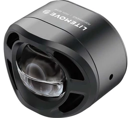 LiteMove AEW-170 ebike első lámpa 170 Lux fényerővel MTi PRO optikával IP56 vízállósággal GoPro adapterrel