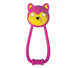 Villogó Kellys Teddy első 2ledes,2funkciós,elemmel magenta