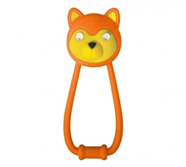 Villogó Kellys Teddy első 2ledes,2funkciós,elemmel narancs