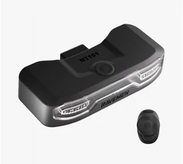 Ravemen NT101 akkus hátsó lámpa vezeték nélküli kezelővel féklámpa és index funkcióval dudával és riasztóval 160 lumen fényerővel