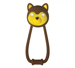 Kellys Teddy elemes 2 ledes 2 funkciós első villogó, elemmel, barna színű