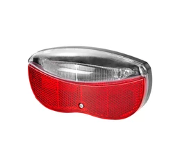 RMS elemes hátsó lámpa csomagtartóra, 3 LED-es, 50/80mm-es csavarfuratok, elemmel