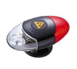 Villogó Topeak Headlux bukósisakra, 2db fehér LED+2 piros LED, első+hátsó villogó egyben