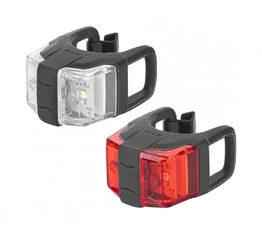 Kellys KLS Twins II első+hátsó elemes villogó készlet, elemes, anthracite black szín