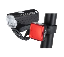 Kellys KLS Lumio akkumulátoros világítás készlet, LED-es, 400 lumen, szilikon pántos