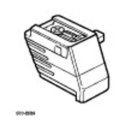 Cateye lámpatartó sin HLEL500II elsőlámához, töltőcsatlakozóval