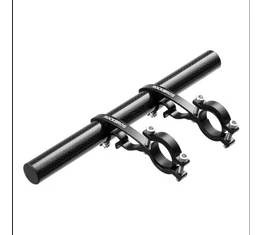 Rockbros lámpa és computer tartó alumínium-karbon adapter világításnak, kerékpáros computernek, GPS-nek 20cm hosszú