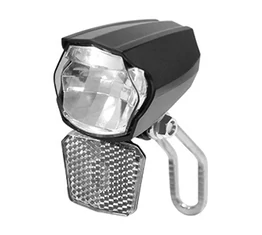 RMS agydinamós első lámpa 30 LUX fényerővel, LED-es, kapcsolós, szürkület érzékelős, 4 vezetékes