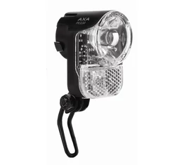 AXA Pico30 30LUX LED-es dinamós első lámpa, 60m-re világít, 2 vezetékes, kapcsoló nélkül