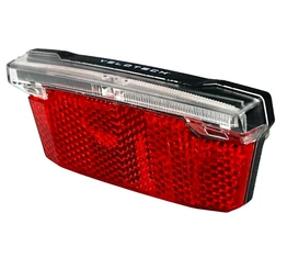 Dinamós hátsó lámpa csomagtartóra 3 superbright LED-del féklámpával és állófénnyel