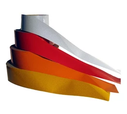 Fényvisszaverő matrica fehér 35cm hosszú 50mm széles