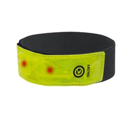 Kellys KLS Sparky fényvisszaverő karpánt 3M, LED tépőzáras