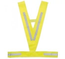 Fényvisszaverő mell és derékpánt reflexcsíkokkal, XL/XXL