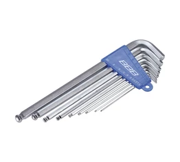 BBB BTL-118 imbusz készlet 9részes, L alakú, 1.5, 2, 2.5, 3, 4, 5, 6, 8, és 10mm-es kulcsok