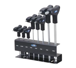 SuperB imbusz készlet tartóval 8 részes nyeles 2, 2.5, 3, 4, 5, 6, 8, és 10mm-es méretek