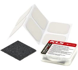 Kellys gumiragasztó készlet műanyag dobozban, 6db öntapadós folt + 1db érdesítő