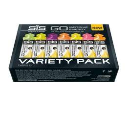 SIS GO izotóniás energia gél, Go Isotonic Energy, 7x60 ml, 7 külömböző íz,