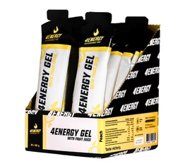 4Energy energia zselé sóval és nátriummal villámgyors felszívódással barack ízű 50 ml