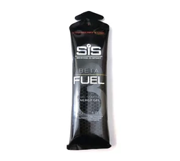 SIS Beta Fuel energia gél, Energy, 60 ml, eper& lime