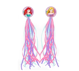 Disney Princess kormányvég szalag gyerekbringákhoz,színes fityegő /pár