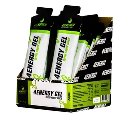 4Energy energia zselé sóval és nátriummal villámgyors felszívódással alma ízű 50 ml