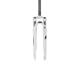 Suntour NEX HLO 28" trekking teleszkóp, 1-1/8" A-Head, 63mm, hidraulikus lockout, tárcsafék, fehér