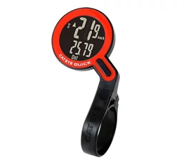 Cateye Quick CC-RS100W kilométeróra 7 funkciós piros