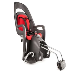 Hamax Caress gyerekülés hátsó vázra 22kg-ig terhelhető, szürke/piros