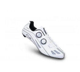 FLR Elite Road F-XX II Pro Tour országúti cipő, karbon talp, ATOP damilos fűző, fehér, 45-ös méret