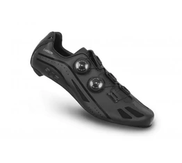FLR Elite Road F-XX II Pro Tour országúti cipő, karbon talp, ATOP damilos fűző, fekete, 45-ös méret
