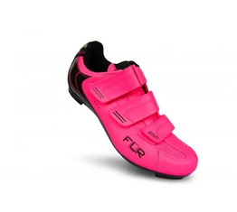 FLR Pro Road F-35 országúti cipő, 3 tépőzáras, Fluo pink, 40-es