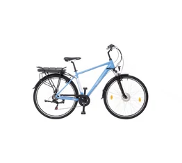 EBIKE NEUZER E-TREK FFI KÉK/FEHÉR MATT TELESZKÓPOS 19&quot;