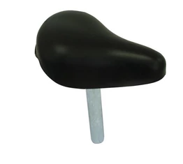 Selle Royal fekete gyerek nyereg 180mm-es nyeregcsővel egybeépítve (csőátmérő 25,4mm)